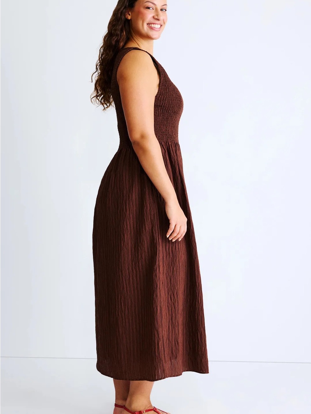 Brown Cosima Nap Dress- Hill House Home - Picture 3 of 7